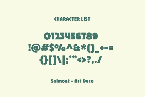 Salmont font