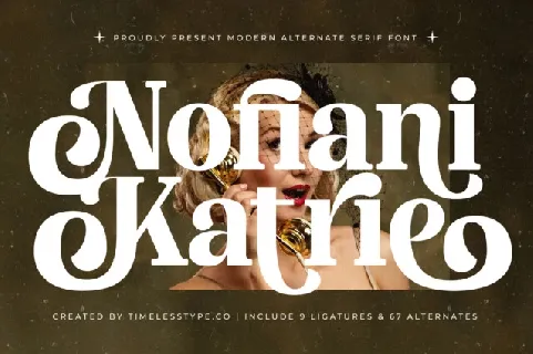 Nofiani Katrie Serif font