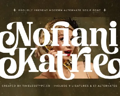 Nofiani Katrie Serif font