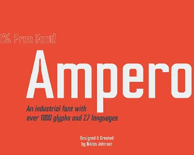 Ampero Family font