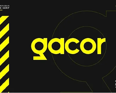 Gacor font