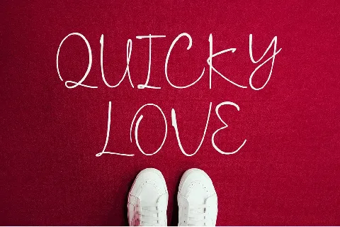 QUICKY LOVE font