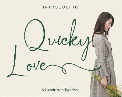 QUICKY LOVE font