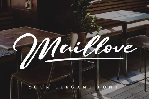 Maillove font