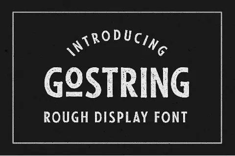 Gostring font