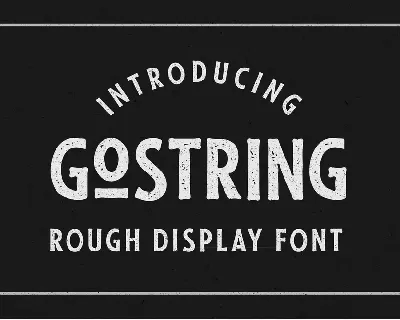 Gostring font