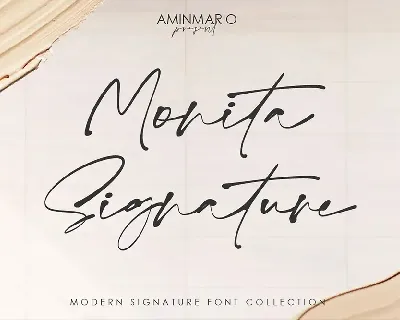 Monita Signature font