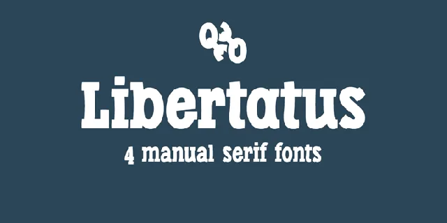 Libertatus Reg font