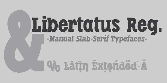 Libertatus Reg font