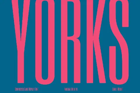 Yorks font