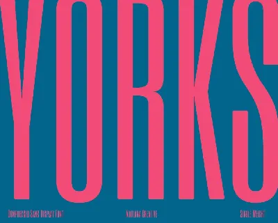 Yorks font