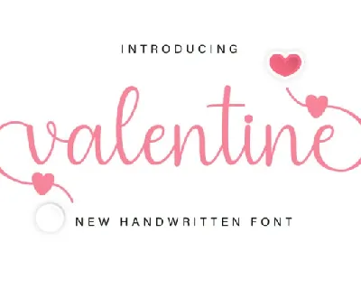 Valentine Calligraphy Typeface font