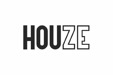 Houze Demo font