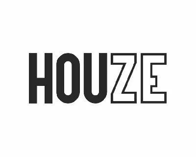 Houze Demo font