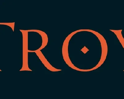 Troy font