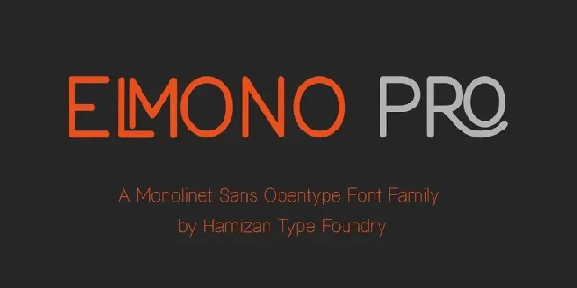 Elmono Pro font