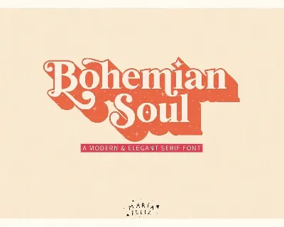 Bohemian Soul font