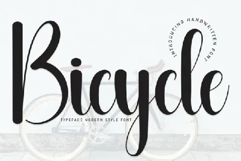 Bicycle Script Typeface font
