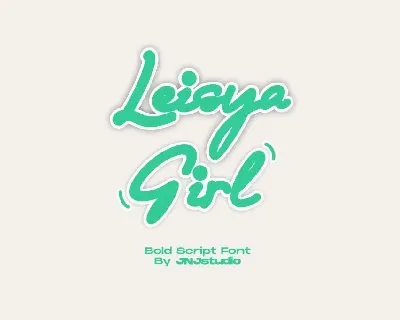 Leisya Girl font