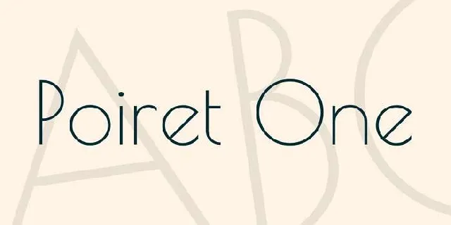 Poiret One font