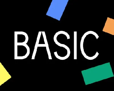 Basic Typeface font