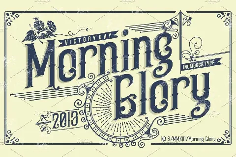 Morning Glory font