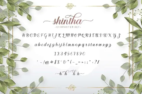 Shintha font