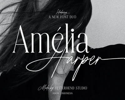 Amelia Harper Duo font