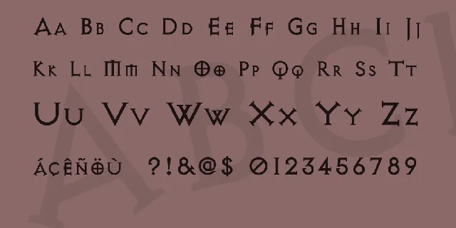 AvQest font