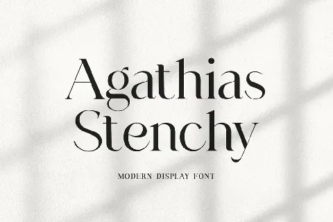 AgathiasStenchy font