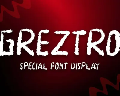 Greztro font