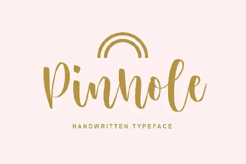 Pinhole font