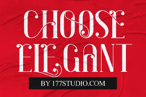 Choose Elegant font