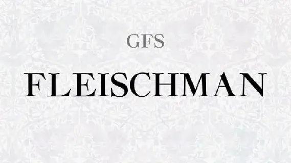 GFS Fleischman Serif font