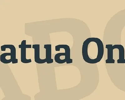 Patua One font