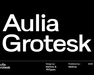 Aulia Grotesk font