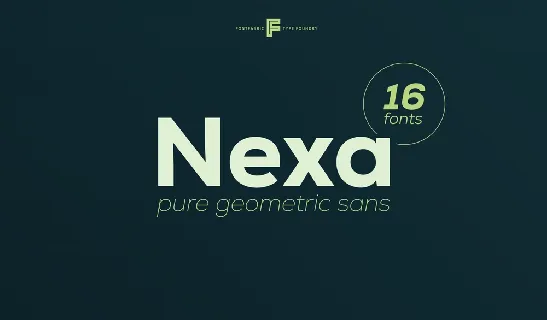 Nexa font