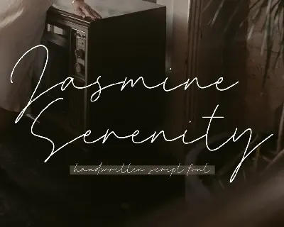 Jasmine Serenity font