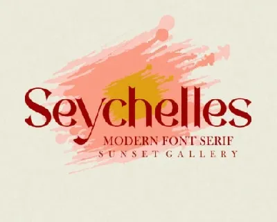 Seychelles Typeface font