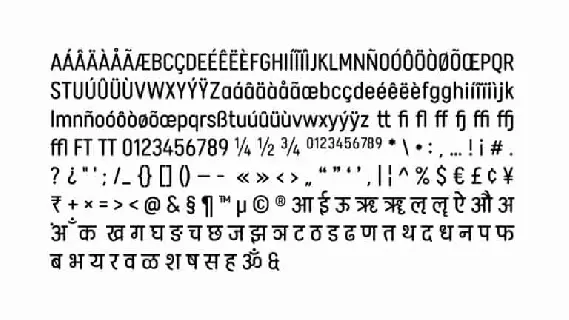 Chai Sans Serif font