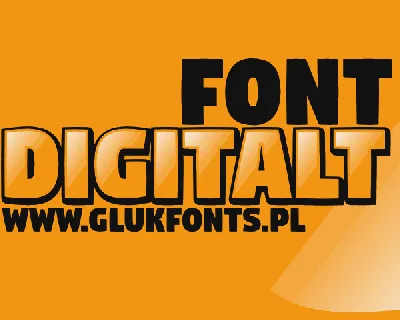 Digitalt font