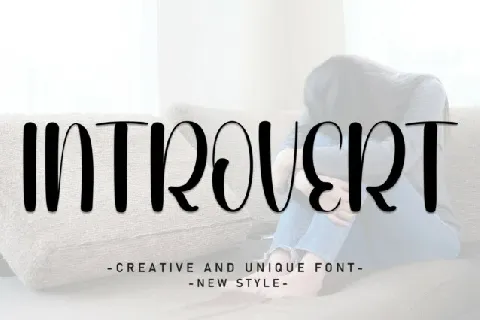 Introvert Display font