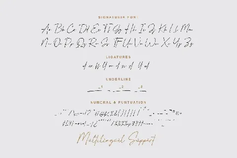 Signaturia Script font