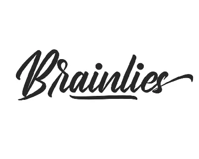 Brainlies font