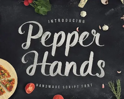 Pepper Hands font