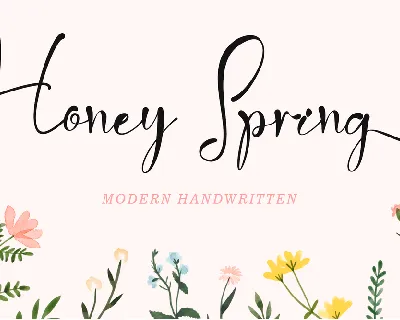 Honey Spring font