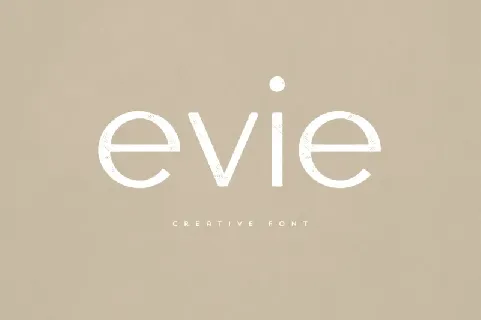 Evie font