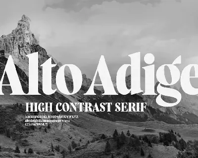 Alto Adige font