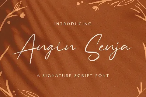 Angin Senja font