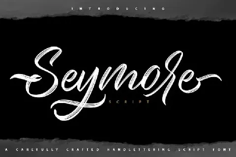 Seymore Brush font